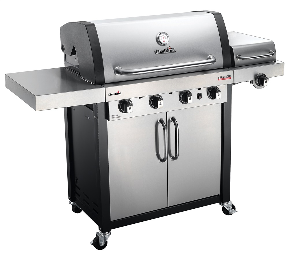 Consumer Recommended 4 Burner Gas BBQ & Sideburner from Charbroil NZ